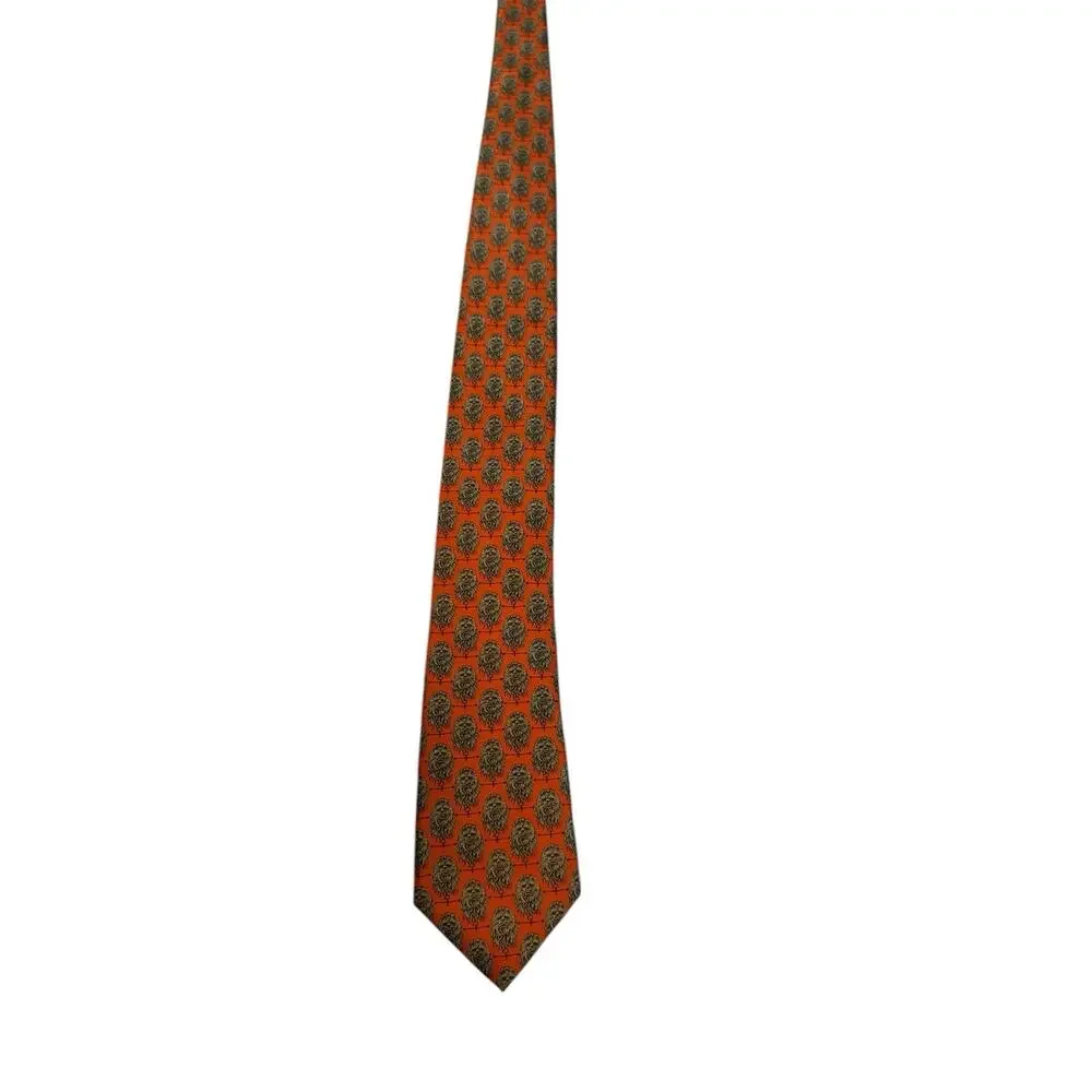 Star Wars Chewbacca APO All Over Print Novelty Necktie Orange Polyester